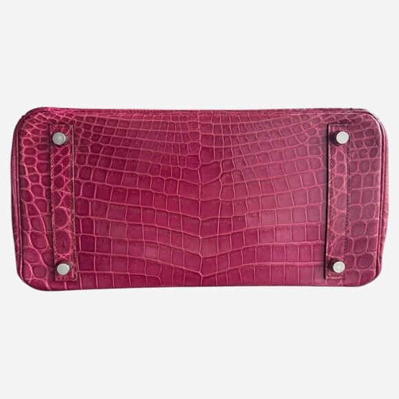 Hermes Pink Crocodile Birkin 30 - Picture 5 of 7